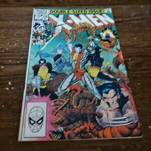 Uncanny X-men #166 (Marvel Comics, 1983) 1st appearance of Lockheed Brood Battle